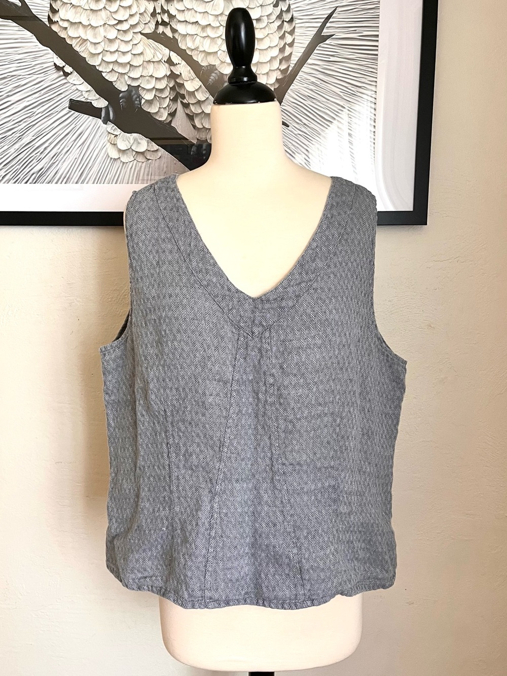 FLAX 100% Linen Sleeveless Top